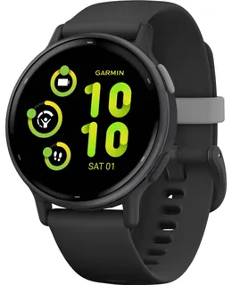 Smartwatch Garmin - vívoactive 5 GPS Smartwatch 42 mm Polimero reforzado con fibra - Aluminio Gris y Negro