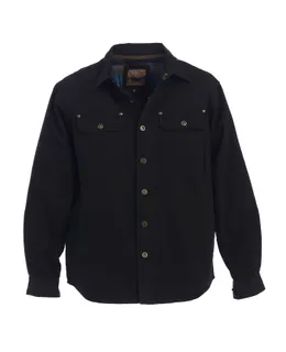 Chaqueta de Manga Corta de Algodón 100% Gioberti para Hombre con Forro de Flanela Suave y Cepillo