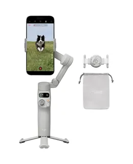 DJI Osmo Mobile 7 Estabilizador Gimbal para iPhone, Android, Trípode Integrado, Estabilizador Portátil para iPhone, Bastón para Selfie, Gimbal de Teléfono de 3 Ejes, ActiveTrack 7.0, Edición en Un Toque, 10hrs de Uso, Carga para Teléfono