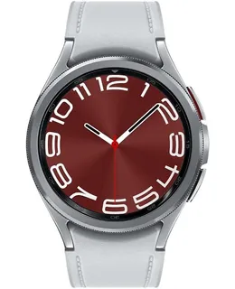 Reloj Inteligente Samsung Galaxy Watch 6 Clásico 43mm con Acero Inoxidable con Rastreador de Fitness, Monitor de Corazón, Sensor BIA, Bluetooth - Plata