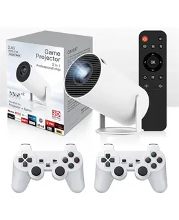 Proyector de Juego M300 Max, Proyector y Juego con 2 Controles Inalámbricos Proyector de Juego con Controles, Proyector, Proyector de Juego M300 Max