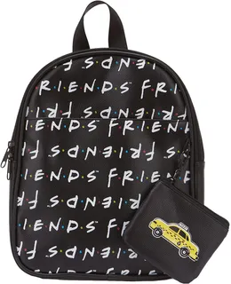 Mochila de Cuero con Monedero - Friends, 10.5''