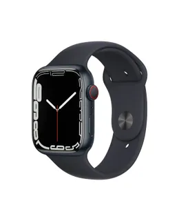 Reloj Apple Serie 7 (GPS, 45MM) - Carcasa de Aluminio Medianoche con Correa Deportiva Starlight (Reacondicionado Excelente)
