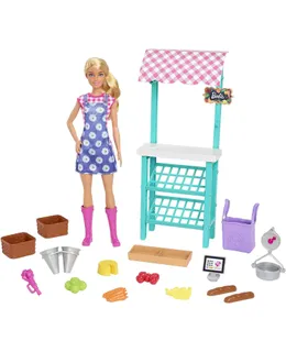 Conjunto de Mercado de Granja Barbie