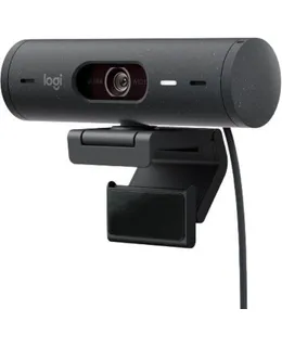 Webcam Logitech Brio 500 1920x1080p con cubierta de privacidad - Grafito