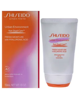 Crema Solar Hidratante Urban Environment Fresh Moisture SPF 42 unisex por Shiseido - 50 ml