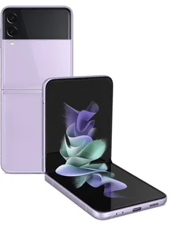 Samsung Galaxy Z Flip3 5G (256GB, 8GB) 6.7" AMOLED, Snapdragon 888, 5G VoLTE, Desbloqueado Completamente, F711U, Samsung Galaxy Z Flip3 5G (256GB, 8GB) - Lavanda (Bueno Recondicionado)