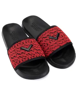 Sandalias de Playa Atléticos para Hombre Gallery Seven-Vermillon/Negro-7