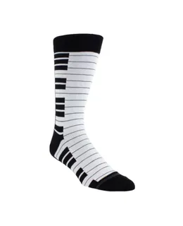 Calcetines de Teclado de Piano Crew Knit 1 Par