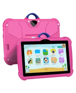 Nuevo Tablet PC para Niños de 7 pulgadas Android 7.1 Resistente a Caídas y a Explosiones Tablet PC Tab 6G+128G