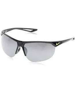 Gafas de Sol Nike Cross Trainer EV0937 001 Negro/Volt - Gris con Espejo Plateado