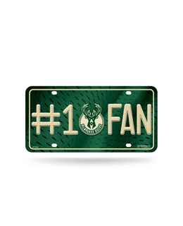 Placa de Licencia NCAA Milwaukee Bucks