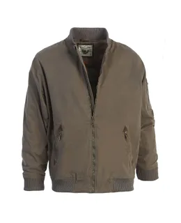 Chaqueta Bomber de Algodón 100% Deportiva de Cremallera Completa de Gioberti para Hombre