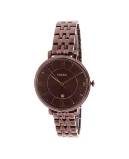 Reloj de Moda Cuarzo de Acero Inoxidable Púrpura para Mujer Fossil Jacqueline ES4100
