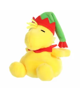 Animal de Peluche Amarillo Elf Woodstock de Aurora® Festive Peanuts® 13cm
