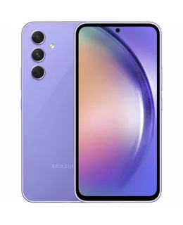 SAMSUNG Galaxy A54 5G Serie A Teléfono Celular, Smartphone Android Desbloqueado de Fábrica, 128GB con Pantalla Fluida de 6.4", Cámara de Alta Resolución, Batería de Larga Duración, Diseño Refinado, Versión EE.UU., 2023, Púrpura Impresionante
