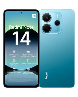 Xiaomi Redmi Note 14 4G LTE (128GB + 6GB) 6.67" 120Hz 108MP Cámara AI Desbloqueado Versión Global Dual Sim (Azul Oceánico)