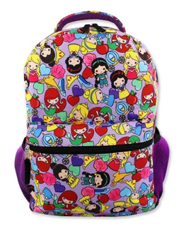 Mochila Escolar Disney Princesa Emoji 16"