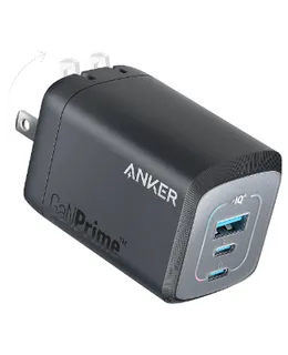 Cargador USB C, Carga Rápida Anker 100W, Cargador Pared Anker Prime 100W GaN (3 Puertos) + Cable C a C, Cargador Cúbico para iPhone 14/14 Plus/14 Pro/14 Pro Max/13, Galaxy, Pixel 4/3, iPad/iPad Mini, y Más (Cable No Incluido)