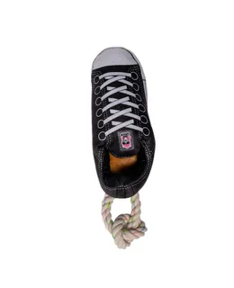 Juguete de Perro de Zapato de Confort de Plástico con Sonido - Negro