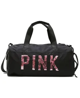 Bolsa de deporte con compartimento para zapatos de seda para mujer