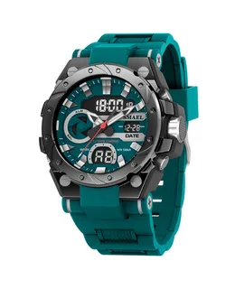 Reloj Deportivo Electronico SMAEL Gradiente Deslumbrante para Hombre - 8029- Verde