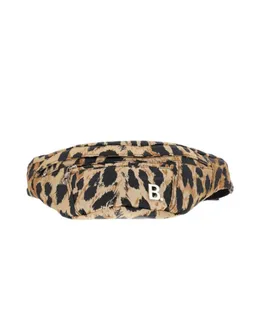 Bolso Cinturón de Impresión de Leopardo de Nylon Balenciaga