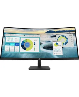 Monitor HP 34" 100 Hz VA UWQHD Curvado 5 ms (GTG) 3440 x 1440 (2K) HDMI, DisplayPort, USB-C Altavoces Integrados P34hc G4 21Y56AA#ABA