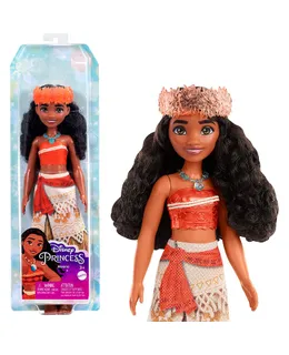 Muñeca Posable Disney Princess Moana con Ropa y Accesorios Brillantes