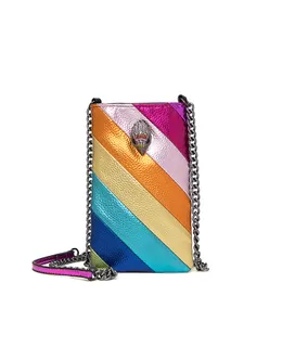 Bolsa de moda con cadena de costura de color arcoíris para mujer Kurt Geiger