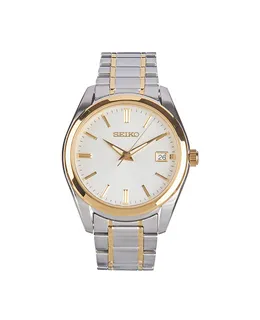 Reloj de Cuarzo Seiko para Hombre de Dial Blanco Bicolor SUR312P1