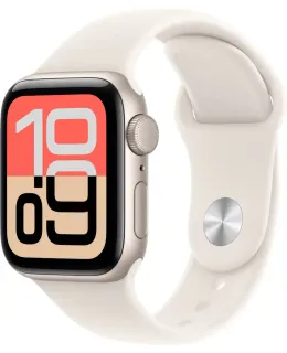 Apple Watch SE 3 GPS 40mm Caja de Aluminio Estrella Nocturna con Correa Deportiva Estrella Nocturna - S/M
