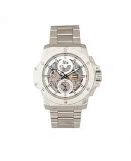 Rein Commodus Reloj de Pulsera Automático Esqueleto - Plata