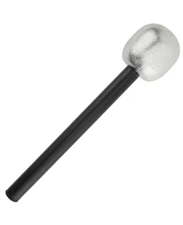 Disfraz de Micrófono de Etapa Skeleteen - Accesorio de Disfraz de Estrella de Rock - Favor de Fiesta de Micrófono de Cantar Pretendido - Accesorios de Decoración de Disfraz de 1 Pieza