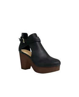 Bota de Tobillo Fearless de Belle & Bloom para Mujer en Negro/Chocolate