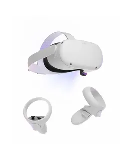 Meta Quest 2 – Todo en Uno VR Headset | 128GB | Inalámbrico y Seguimiento de Mano | Renovado Premium