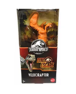 Figura de Acción Velociraptor de Jurassic World Dino Escape (Naranja)
