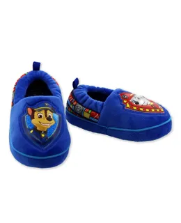 Zapatillas de peluche estilo aline para niños pequeños Paw Patrol Chase Marshall