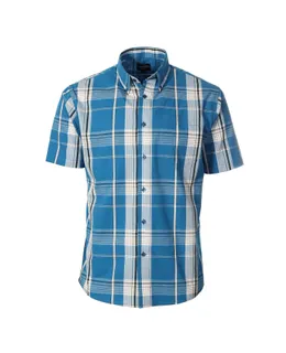 Camisa de Manga Corta a Cuadros para Hombre Gioberti