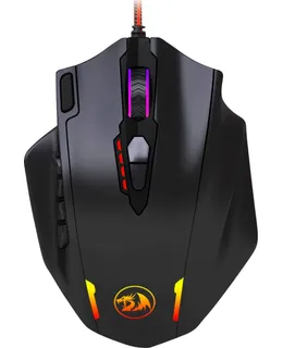 REDRAGON - M908 Impact Ratón de Juego por Cable con Iluminación RGB - Negro-IMPACT M908
