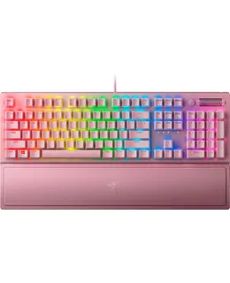 Razer - Teclado mecánico de juego Blackwidow V3 de tamaño completo con interruptor táctil clicable verde mecánico con retroiluminación RGB Chroma - Cuarzo-RZ03-03541800-R3M1