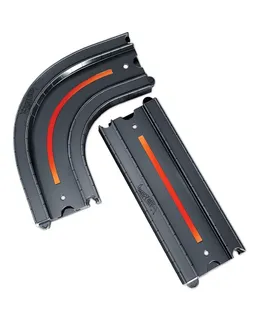 Accesorio de Paquete de Pistas Hot Wheels - Recta + Curva
