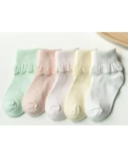 Paquete de 5 Medias de Frill para Niñas