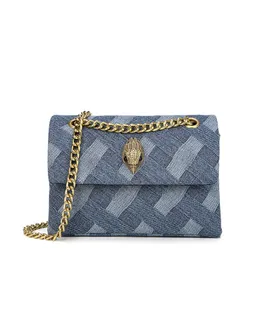 Bolso de moda para mujer azul Splicing Kurt Geiger