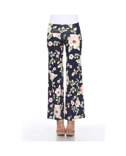 Pantalones Palazzo de Mujer con Estampado Floral