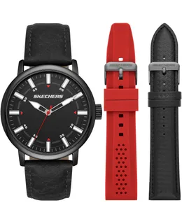 Juego de regalo SKECHERS para hombre SR9068 reloj y pulseras