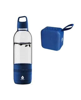Paquete de Sonido e Hidratación Pursonic Inalámbrico – Botella de Agua y Altavoz Inalámbrico 2 en 1 y Altavoz Inalámbrico Portátil