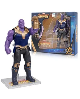 Juguetes de Iron Man de Marvel Super 6.6" Figura de Acción Heroe Inspirado en los Comics de Marvel-Thanos