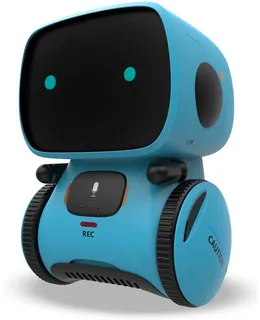 Robots para Niños, Robótico Inteligente Interactivo con Sensor Táctil, Control de Voz, Reconocimiento de Voz, Canto, Baile, Repetición y Grabación, Juguetes Robóticos para Niños y Niñas de 3 a 8 Años(Nuevo)
