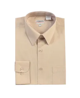 Camisa de Piel Largo Manga Sólido para Hombre Gioberti